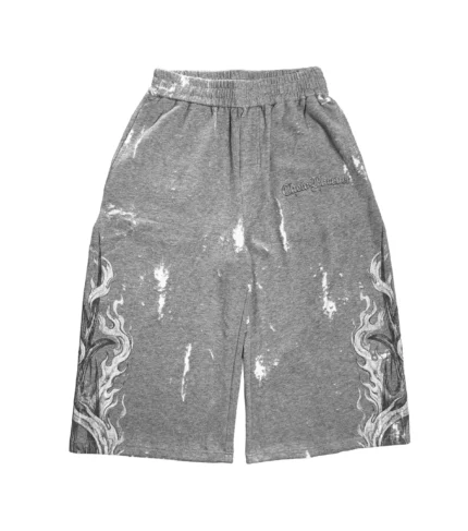 Pantaloncini Felpati Earth Angel Eroded 3/4 Grigi
