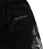 Pantaloncini Felpati Earth Angel Eroded 3/4 Neri